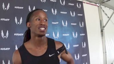 Joe Morris after 200m prelim