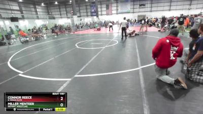 132 lbs Cons. Semi - Connor Reece, K-VEGAS ELITE vs Miller Menteer, Defiant Wrestling