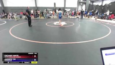 138 lbs Cons. Semi - Zachary Waite, Ascend Wrestling Academy vs Andrew Cai, Washington