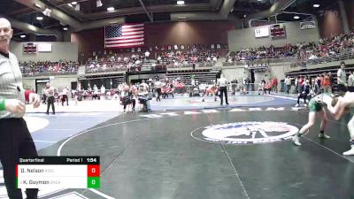 Quarterfinal - Kaden Guymon, Snow Canyon vs Draycin Nelson, Ridgeline