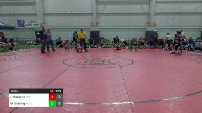 65 lbs Pools - Ian Montalto, Rebellion vs Mikey Binning, Woodshed