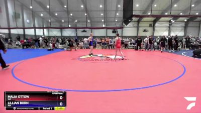 118 lbs Semifinal - Malia Ottow, WA vs Lillian Born, WA