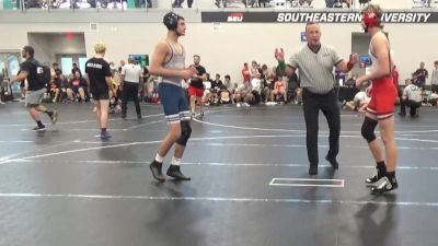 145 lbs Champ. Round 2 - Husam Mustafa, Lake Wales vs Connor Gionet, Florida Elite WA