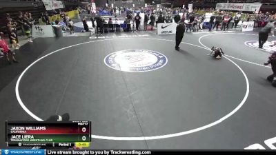 53 lbs Semifinal - Jaxon Williams, California vs Jace Liera, Terminators Wrestling Club