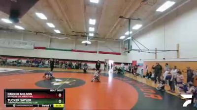 77 lbs Quarterfinal - Tucker Sayler, Thermopolis Wrestling Club vs Parker Nelson, Riverton USA Wrestling