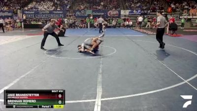 D 2 138 lbs Semifinal - Jake Brandstetter, Archbishop Rummel vs Brennan Romero, Teurlings Catholic