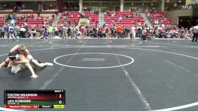 130 lbs Round 3 (6 Team) - Colton Wilkinson, Greater Heights vs Levi Schrader, Victory