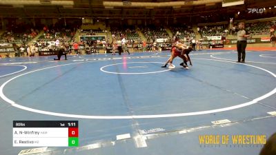 80 lbs Round Of 16 - Amir Neman-Winfrey, Hammertime Wrestling Academy vs Evan Restivo, M2 Training Center