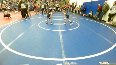 58 lbs Quarterfinal - Bodey Phillips, Bristow Youth Wrestling vs Kolt King, Verdigris Youth Wrestling