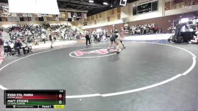 113 lbs Cons. Round 2 - Matt Stoops, La Costa Canyon vs Evan Sta. Maria, Castro Valley