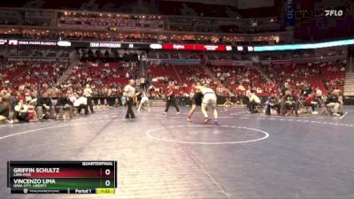 3A-215 lbs Quarterfinal - Griffin Schultz, Linn-Mar vs Vincenzo Lima, Iowa City, Liberty