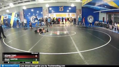 120 Gold Quarterfinal - Athan Toro, Doral Academy vs Isaac Santos, Camden