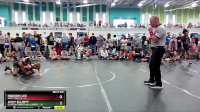 110 lbs Round 1 - Hudson Lee, West Forsyth vs Ozzy Elliott, Glasgow Wrestling Academy