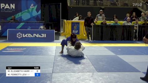 MEREDITH ELIZABETH HARRIS vs MARIANA FERRETTI LEVI 2024 Pan Jiu Jitsu IBJJF Championship
