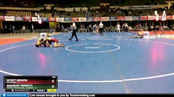 133 lbs Finals (2 Team) - Brendan Ferretti, United States Naval Academy vs Wyatt Henson, Oklahoma