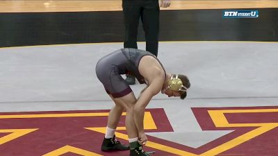 165lbs Nick Wanzek, Minnesota vs Michael Sepke, Northwestern