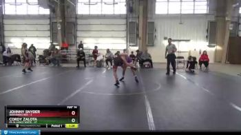 92 lbs Round 7 (8 Team) - Johnny Snyder, Warhawks Red vs Cordy Zalota, PA Alliance White