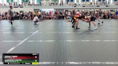 165 lbs Round 1 (4 Team) - Josiah Twigg, BHWC Duval vs Harrison Caputo, Finger Lakes Elite