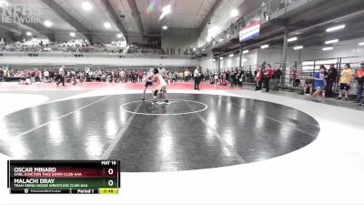 115 lbs Cons. Round 4 - Malachi Dray, Team Grind House Wrestling Club-AAA vs Oscar Minard, Carl Junction Take Down Club-AAA