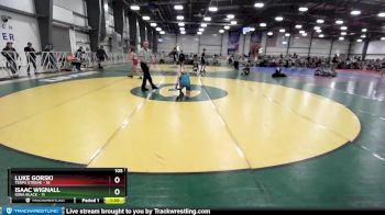 105 lbs Rd# 3 12:00pm Friday - Isaac Wignall, Iowa Black vs Luke Gorski, Terps Xtreme