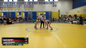 145 lbs Semifinals (8 Team) - Kaden Schaefer, Fleming Island vs Elijah Barrial, Merritt Island