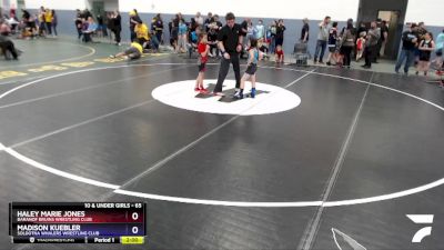 65 lbs Rr2 - Madison Kuebler, Soldotna Whalers Wrestling Club vs Haley Marie Jones, Baranof Bruins Wrestling Club