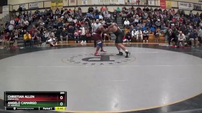 285 lbs Cons. Round 1 - Angelo Camargo, St. Ignatius vs Christian Allen, Maple Hts.