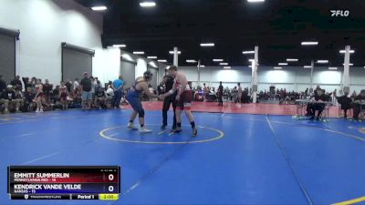 250 lbs Round 2 (8 Team) - Emmitt Summerlin, Pennsylvania Red vs Kendrick Vande Velde, Kansas