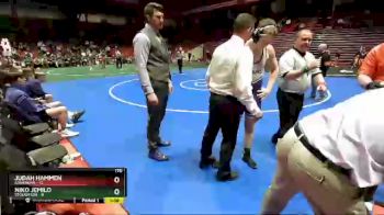 170 lbs D1 - Semi-finals (fri 7:30pm.) - Judah Hammen, Kaukauna vs Niko Jemilo, Stoughton