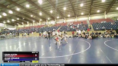 132 lbs Semis & Wb (16 Team) - GAVIN AUSTIN, Nevada SILVER vs Ryder Sprague, Oregon 1