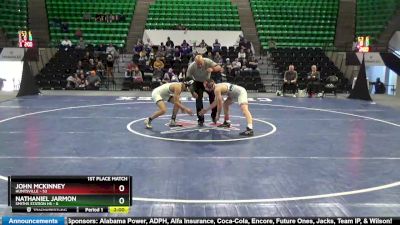 162 lbs Finals (2 Team) - John McKinney, Huntsville vs Nathaniel Jarmon, Smiths Station Hs