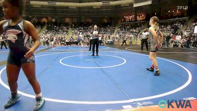 105 lbs Final - Piper Wiseman, Perkins vs KiMorah Cathey, Team Tulsa Wrestling Club