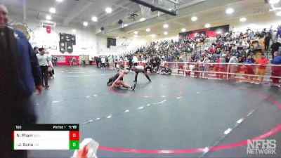 160 lbs Semifinal - Julius Soria, Chino vs Nicolas Pham, Westminster