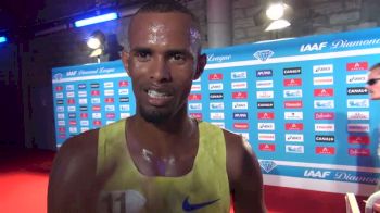 Ayanleh Souleiman post his Paris 1500m