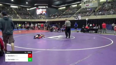 48 lbs Semifinal - Jack Sanders, Dalton, PA vs Lucas Corredor, Marlton, NJ