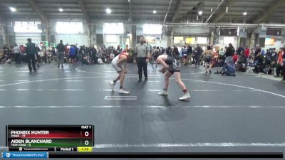 130 lbs Round 4 (6 Team) - Phoneix Hunter, POWA vs Aiden Blanchard, Team Ohio