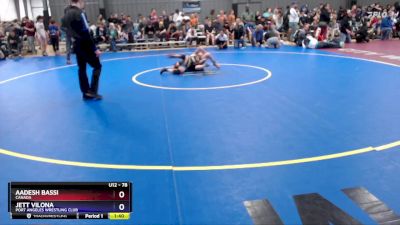 78 lbs Cons. Semi - Aadesh Bassi, Canada vs Jett Vilona, Port Angeles Wrestling Club