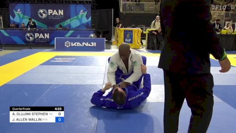 AYODELE OLUJIMI STEPHENSON vs JAMES ALLEN WALLIN 2024 Pan Jiu Jitsu IBJJF Championship