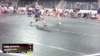 G-127 lbs Finals (2 Team) - Julianne Cantu, 14U Indiana vs Landri VonGonten, 14U Texas