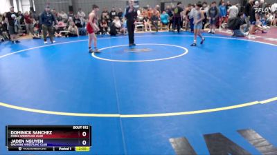 92 lbs Round 2 - Dominick Sanchez, Forks Wrestling Club vs Jaden Nguyen, Ono Kine Wrestling Club