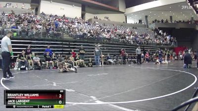 85 lbs Round 1 (6 Team) - Jace Largent, Indiana Gold vs Brantley Williams, Kansas Anaconda