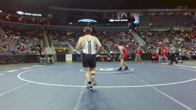 195 lbs Champ. Round 1 - Reid Schroeder, Southridge vs Brady Weatherford, Borden