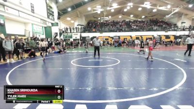 75 lbs Champ. Round 2 - Tyler Marx, Meridian vs Khasen Srimoukda, South