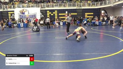 120 lbs Quarterfinal - Carter Kelly, SVRWC vs Brady Valentine, Freedom/Bear Paws