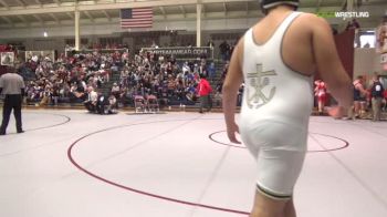 285 lbs 5th place - Nick Greer, St. Anthony's High School vs Brady Maillet, Holy Cross High School