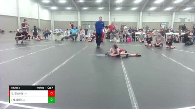 40-50 lbs Round 2 - Harper Brill, 84 Athletes vs Eliza Eberle, Wolfpack Wrestling Club