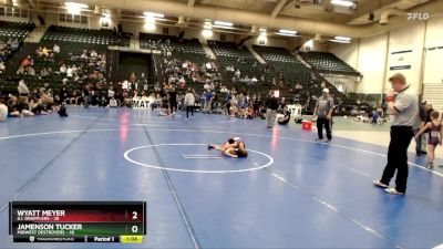 55 lbs Cross Bracket (8 Team) - Wyatt Meyer, G.I. Grapplers vs Jamenson Tucker, Midwest Destroyers