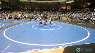 64 lbs Round Of 32 - Knox Trosky, Claremore Wrestling Club vs Fysher Harris, Chandler Takedown Club