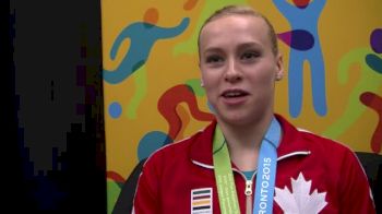 Ellie Black Will Never Forget The Cheers From The Crowd After Floor Routine