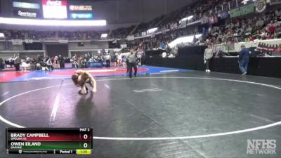 7A 157 lbs Semifinal - Brady Campbell, Opelika Hs vs Owen Eiland, Daphne